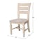 International Concepts Desk, 24 in D X 48 in W X Parawood, Unfinished KOF-72-C57-1 - alternate 6